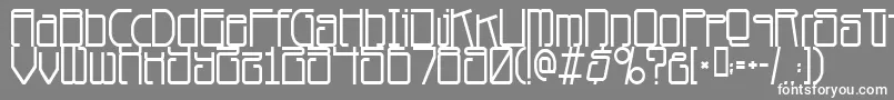 Planet Dust Font – White Fonts on Gray Background