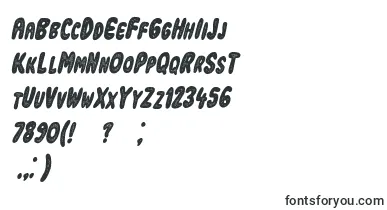 IndustrialrevolutionItalic font – bitmap Fonts
