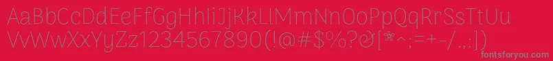 More about ArimamaduraiThin Font ArimamaduraiThin Font – Gray Fonts on Red Background