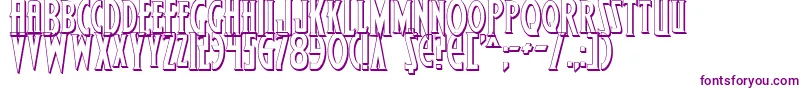 WolfsBaneShadow-Schriftart – Violette Schriften