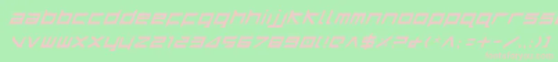 Harrii Font – Pink Fonts on Green Background