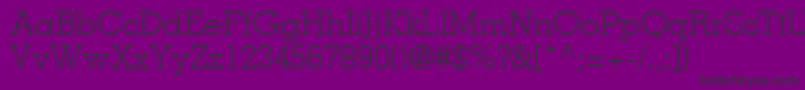 JaakLightSsiLight Font – Black Fonts on Purple Background