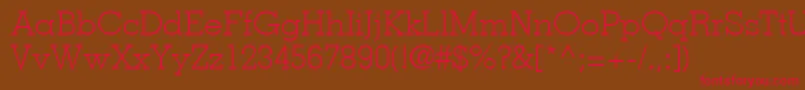 JaakLightSsiLight Font – Red Fonts on Brown Background