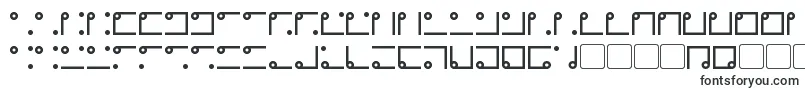 Nyctographic-Schriftart – Runen-Schriften
