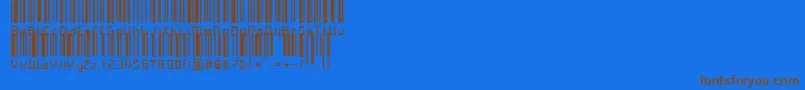More about Paskowy Font Paskowy Font – Brown Fonts on Blue Background