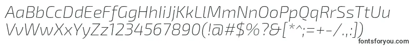 Exo2Extralightitalic Font – Masculine Fonts
