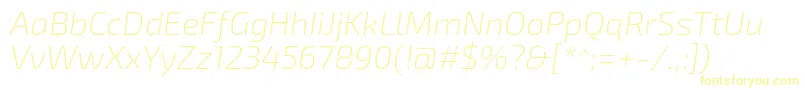 Exo2Extralightitalic Font – Yellow Fonts