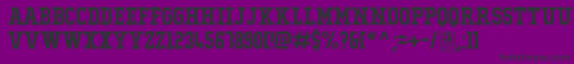 Подробнее о шрифте TypoCollegeRoundedDemo Шрифт TypoCollegeRoundedDemo – чёрные шрифты на фиолетовом фоне