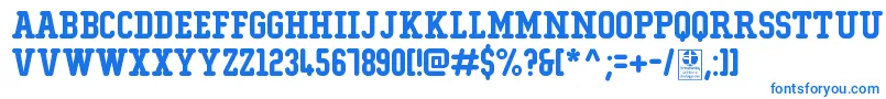 TypoCollegeRoundedDemo Font – Blue Fonts