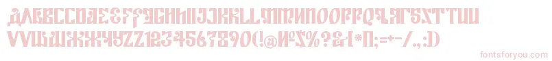 KremlinEmpire Font – Pink Fonts on White Background