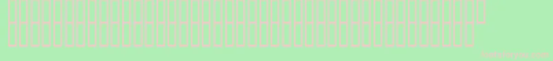Aigdt Font – Pink Fonts on Green Background