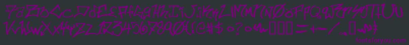 More about Ill.SkillzWildstyle Font Ill.SkillzWildstyle Font – Purple Fonts on Black Background