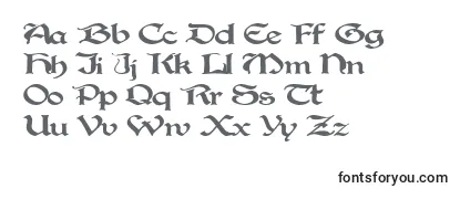 Обзор шрифта Gregorian