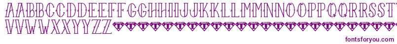Шрифт SailorLarryRegular – фиолетовые шрифты