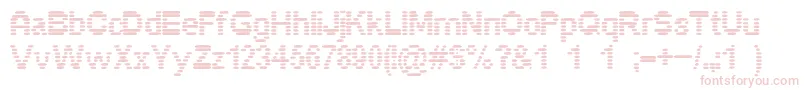 Pixelino Font – Pink Fonts on White Background