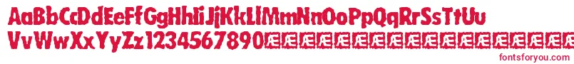 WobblyBrk Font – Red Fonts