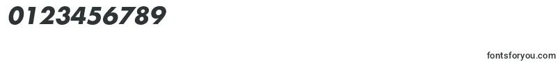 FuturastdBoldoblique Font – Fonts for Numbers and Digits