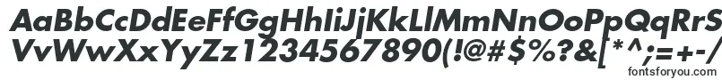 Шрифт FuturastdBoldoblique – стандартные шрифты
