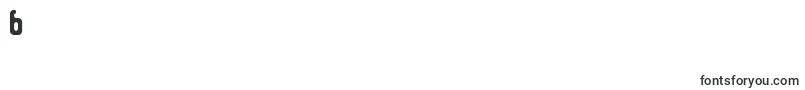 Police CurvaceousScript – polices chiffre 6