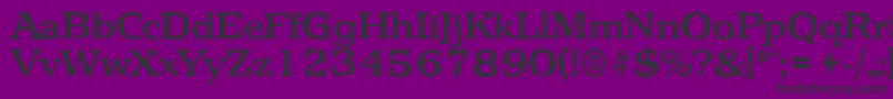 PenthouseantiqueMediumRegular Font – Black Fonts on Purple Background