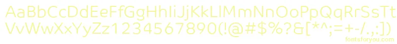 CoTextCorpLight Font – Yellow Fonts