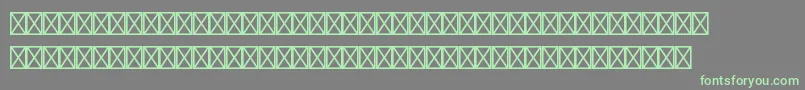 Шрифт EuromonostdRegular – зелёные шрифты на сером фоне