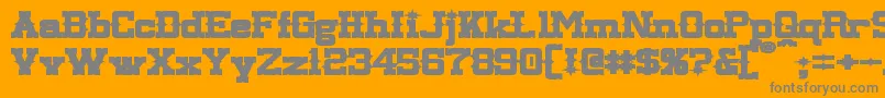 More about LassiterExtendedBold Font LassiterExtendedBold Font – Gray Fonts on Orange Background