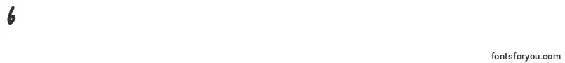フォントBottleshopfaded – フォント数字6