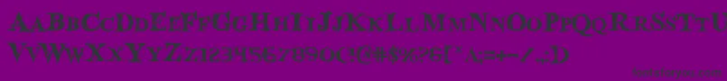 Blood Font – Black Fonts on Purple Background