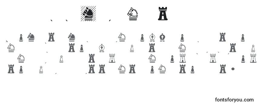Przegląd czcionki ChessMagnetic