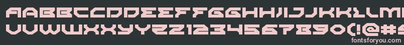 Xenodemonexpand Font – Pink Fonts on Black Background