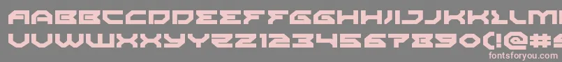 Xenodemonexpand Font – Pink Fonts on Gray Background