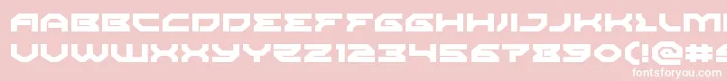 Xenodemonexpand Font – White Fonts on Pink Background