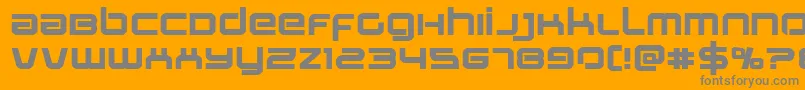 fuente Stareagleexpandbold – Fuentes Grises Sobre Fondo Naranja