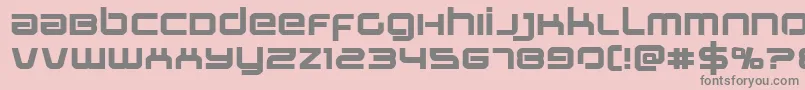 Stareagleexpandbold Font – Gray Fonts on Pink Background