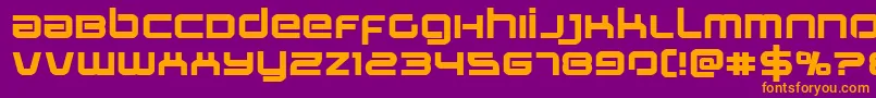 fuente Stareagleexpandbold – Fuentes Naranjas Sobre Fondo Morado