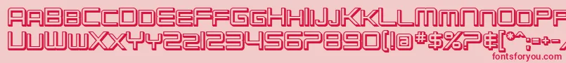 SfChromium24ScBold Font – Red Fonts on Pink Background