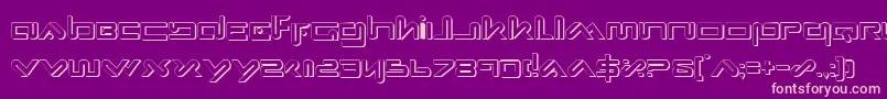 XephyrShadow Font – Pink Fonts on Purple Background