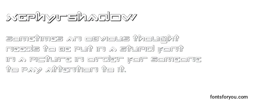 XephyrShadow Font