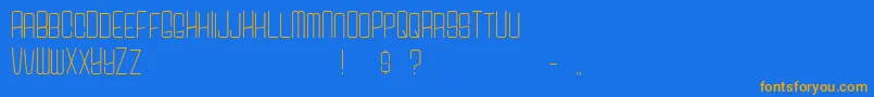 Saiba mais sobre a fonte CarsonSans Fonte CarsonSans – fontes laranjas em um fundo azul