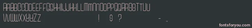 CarsonSans Font – Pink Fonts on Black Background