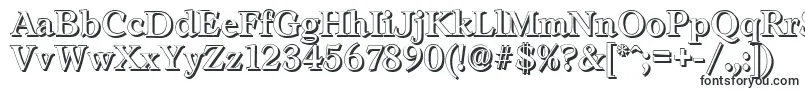 LeamingtonshadowRegular-fontti – täytetyt fontit