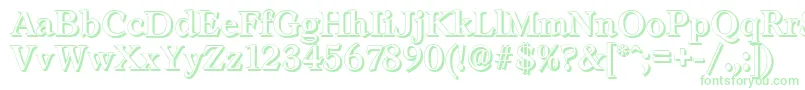 LeamingtonshadowRegular Font – Green Fonts