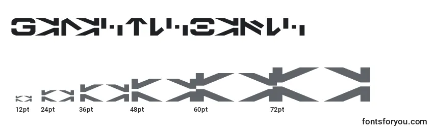 GalacticBasic Font Sizes