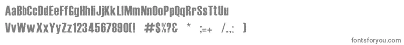 Шрифт FollowStorm – серые шрифты на белом фоне