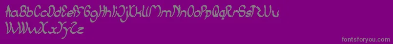 JumpStreet Font – Gray Fonts on Purple Background