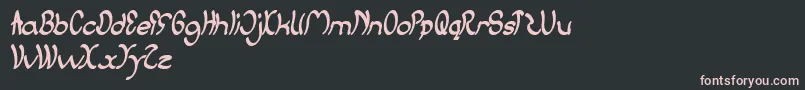 JumpStreet Font – Pink Fonts on Black Background
