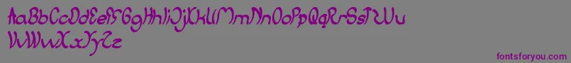 JumpStreet Font – Purple Fonts on Gray Background