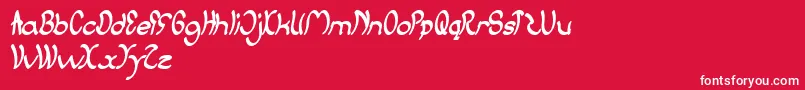 JumpStreet Font – White Fonts on Red Background