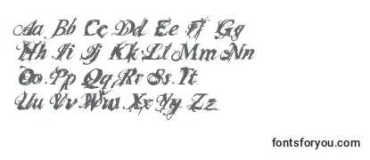 InfiltraceItalic-fontti